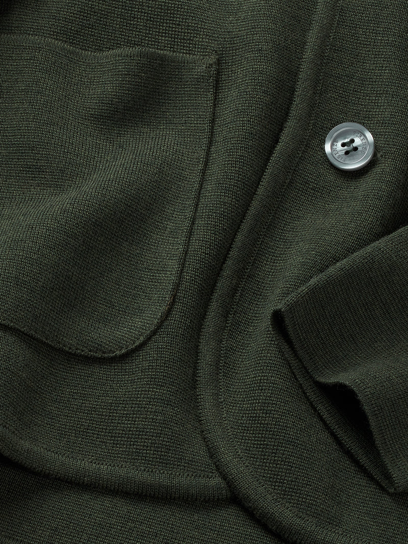 GREEN MERSINO FIRENZE JACKET