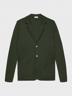 GREEN MERSINO FIRENZE JACKET