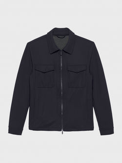 NAVY OVERSEAS SHIRT JACKET