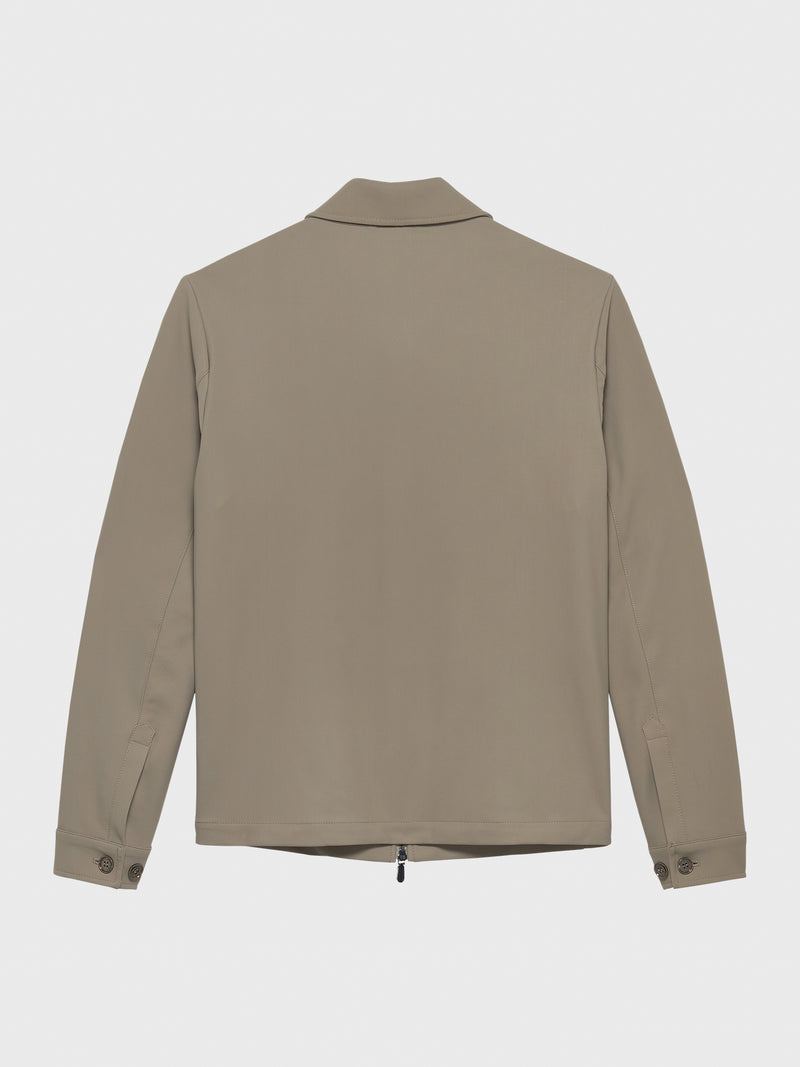 SLATE BEIGE OVERSEAS SHIRT JACKET