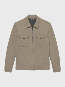 SLATE BEIGE OVERSEAS SHIRT JACKET