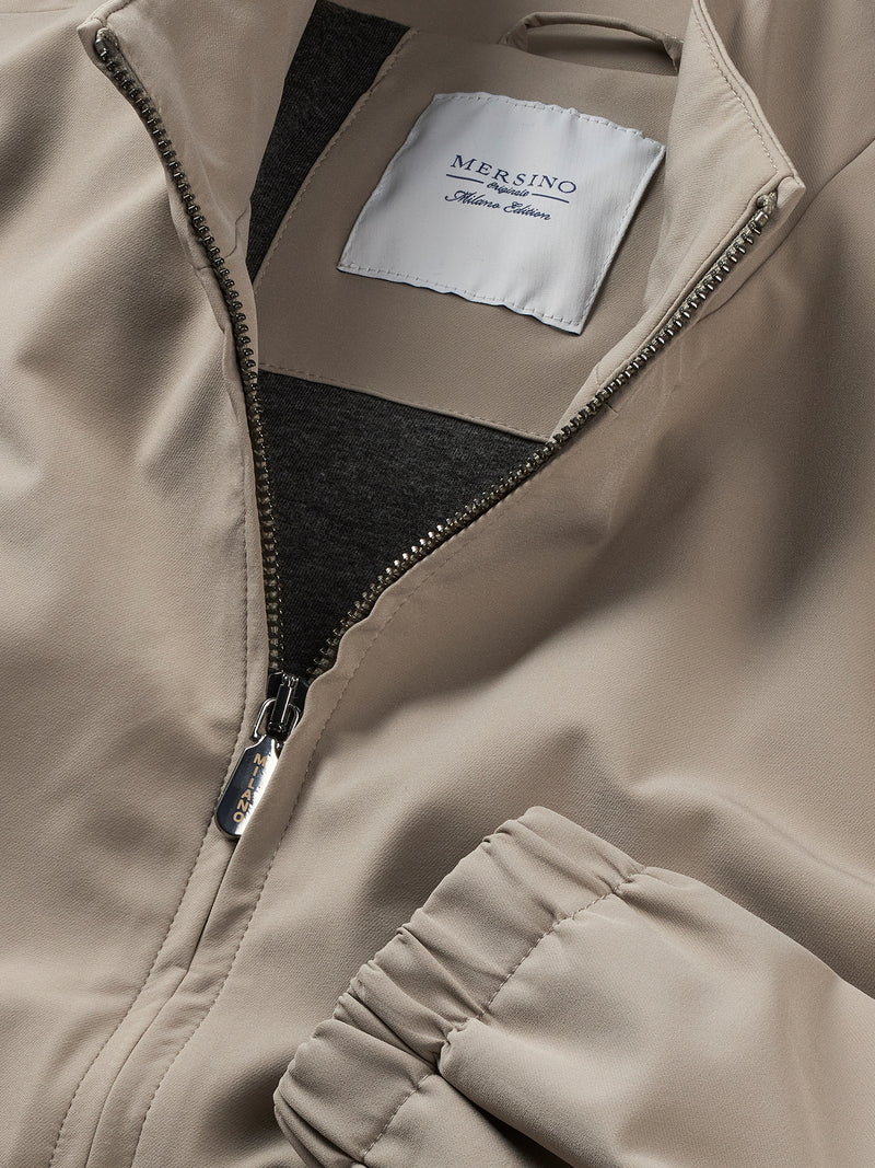 BEIGE OVERSEAS JACKET - DESIGN IN ITALY