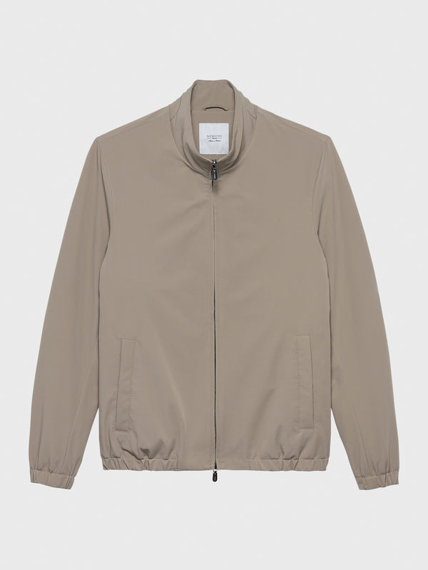 BEIGE OVERSEAS JACKET - DESIGN IN ITALY