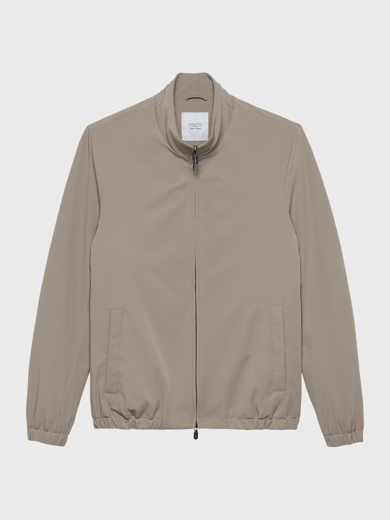 BEIGE OVERSEAS JACKET - DESIGN IN ITALY