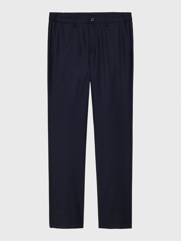 Mersino Indigo Luxury Wool Trousers - Woven in Italy