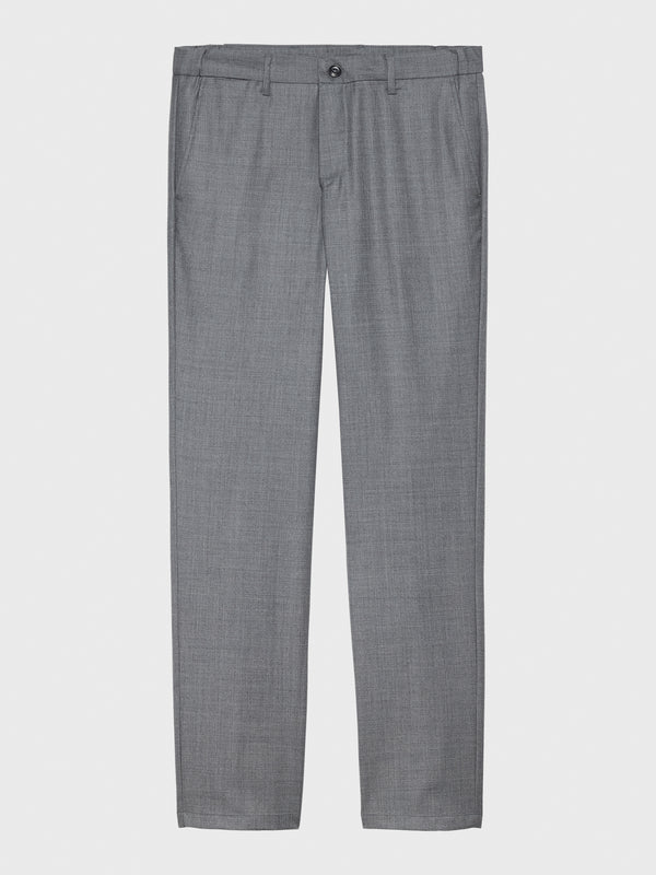 Mersino Grey Luxury Wool Trousers - Woven in Italy