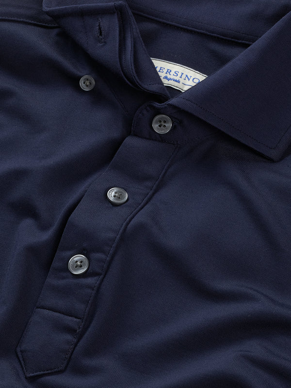 Navy Mersino Polo Shirt