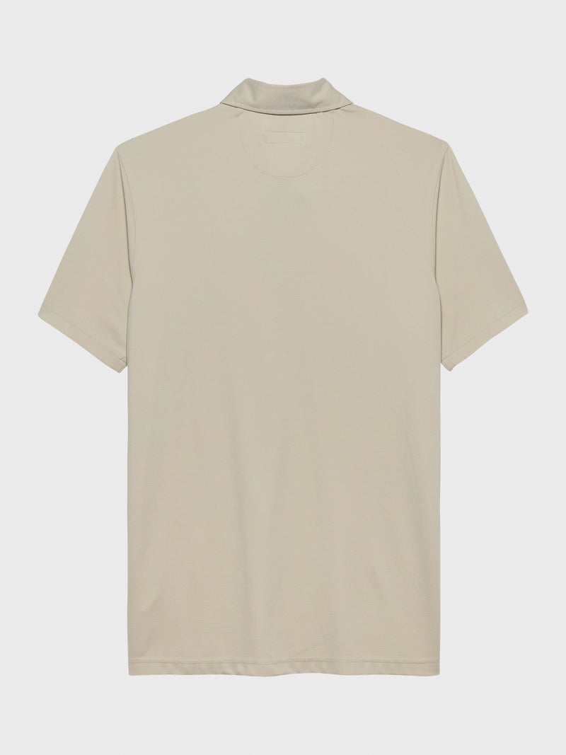 Beige Mersino Polo Shirt