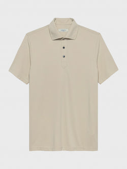 Beige Mersino Polo Shirt