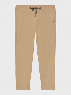 MERSINO MILANO EDITION BEIGE DRAWSTRING TROUSERS - DESIGN IN ITALY