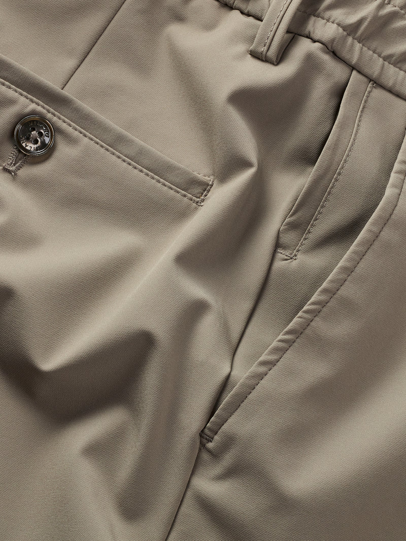 WINTER EDITION -SLATE BEIGE DRAWSTRING TROUSERS - DESIGN IN ITALY