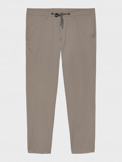MERSINO MILANO EDITION TAUPE DRAWSTRING TROUSERS - DESIGN IN ITALY