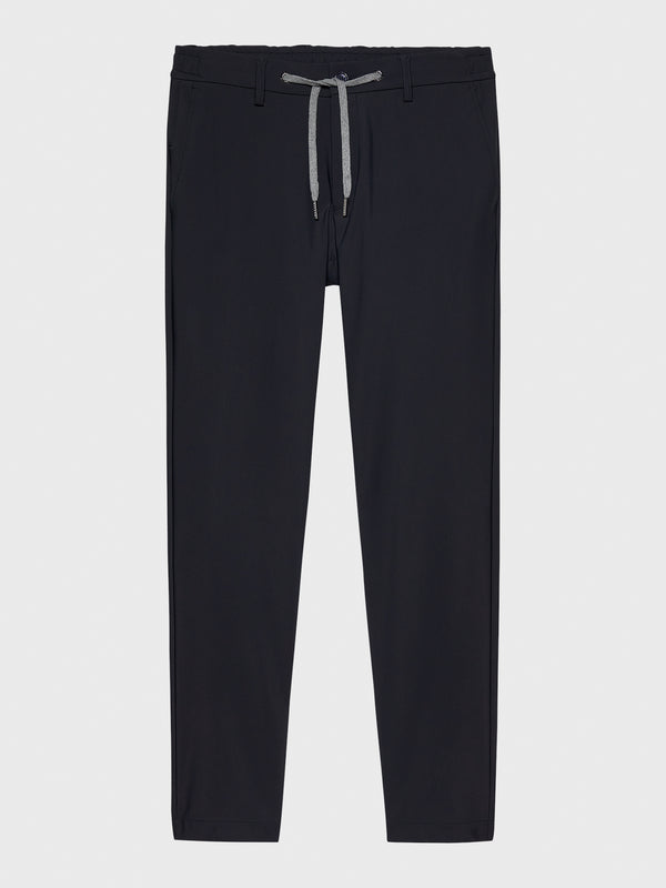 WINTER EDITION - NAVY BLUE DRAWSTRING TROUSERS - DESIGN IN ITALY