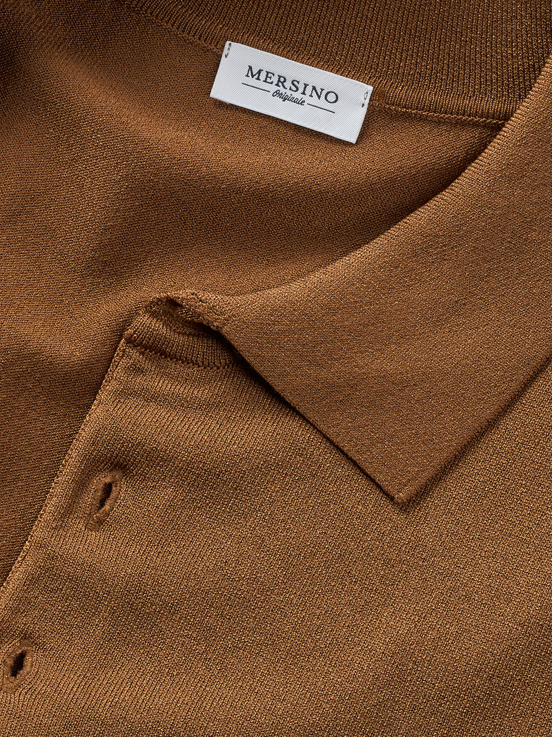 Rust Firenze Edition Cotton-Rayon Polo