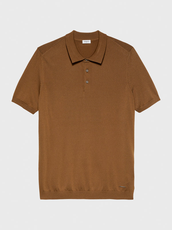 Rust Firenze Edition Cotton-Rayon Polo