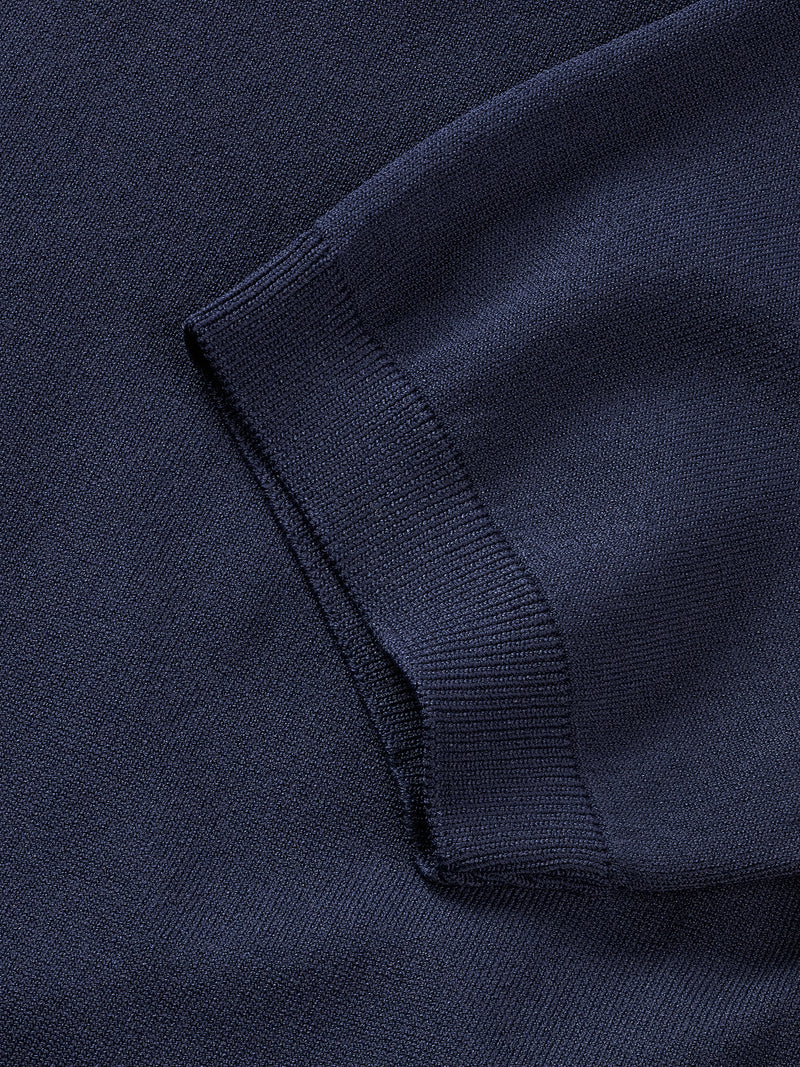 Navy Firenze Edition Cotton-Rayon Polo