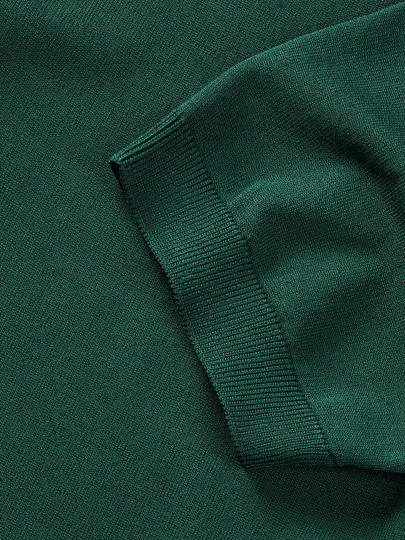 FOREST GREEN Firenze Edition Cotton-Rayon Polo