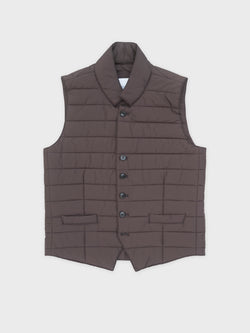 Mersino - Milano Edition Padded Brown Vest