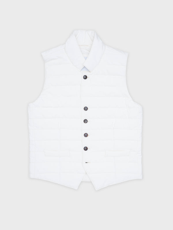 Mersino - Milano Edition Padded Off-White Vest