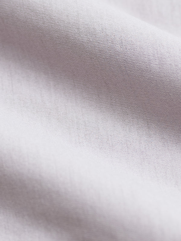 LIGHT GREY SOFT MERCERIZED COTTON T-SHIRT