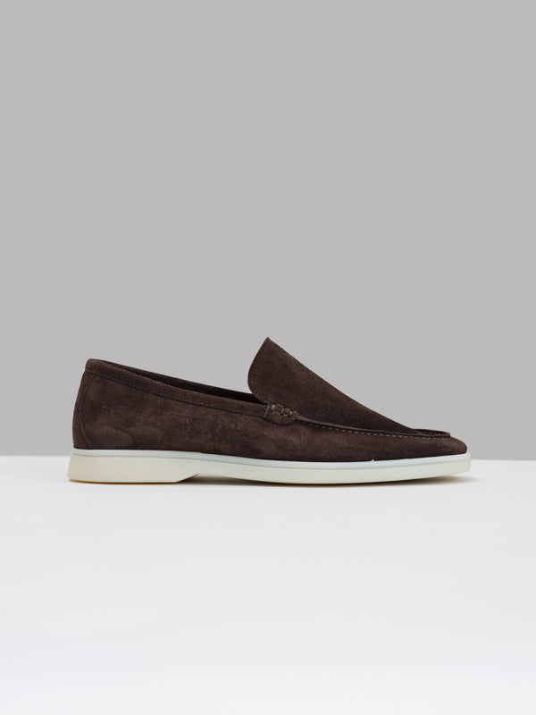Brown Finest Suede Marina Loafers